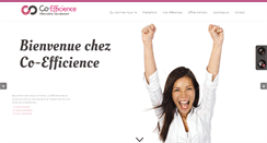 Desktop Screenshot of co-efficienceconseil.com