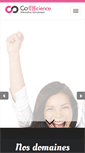 Mobile Screenshot of co-efficienceconseil.com